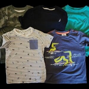 Nautica Kids' Assorted T-Shirts - Green, Black, Blue, White